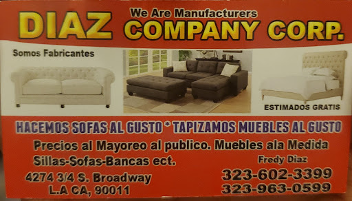 Diaz upholstery and furniture corp.